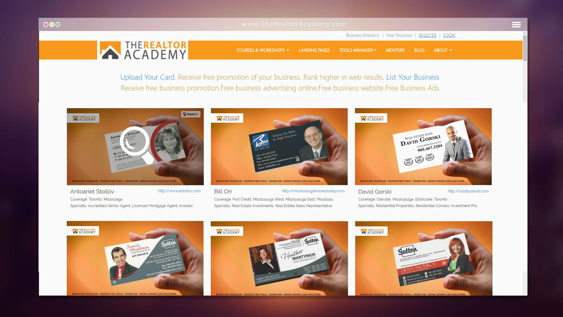 The Realtor Academy - Resource / Directory / Education  CMS / CRM for Real Estate Professionals - Powered by Web Development Company The Logic Box